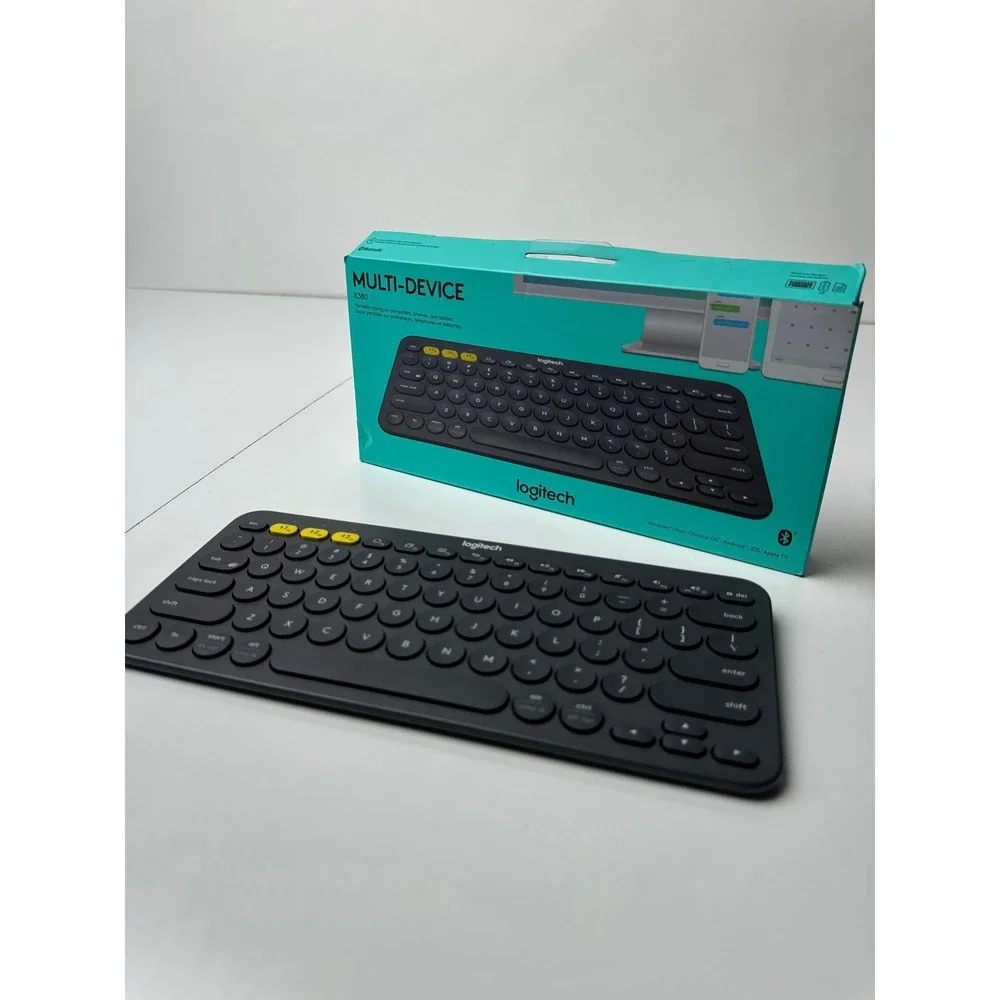 Logitech K380 Multi-Device Bluetooth Wireless Keyboard Black OPEN BOX, NEW